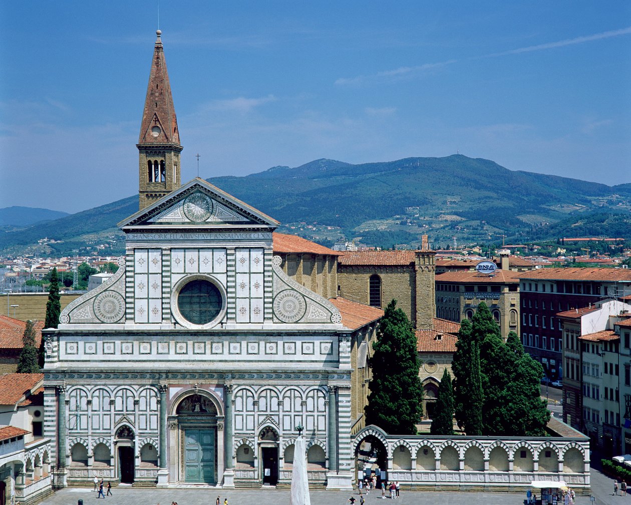 Vue de Santa Maria Novella, c.1450-70 - Leon Battista Alberti
