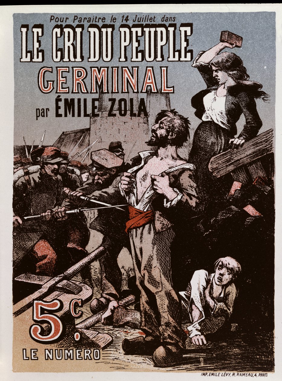 Affiche publicitaire pour la publication de 