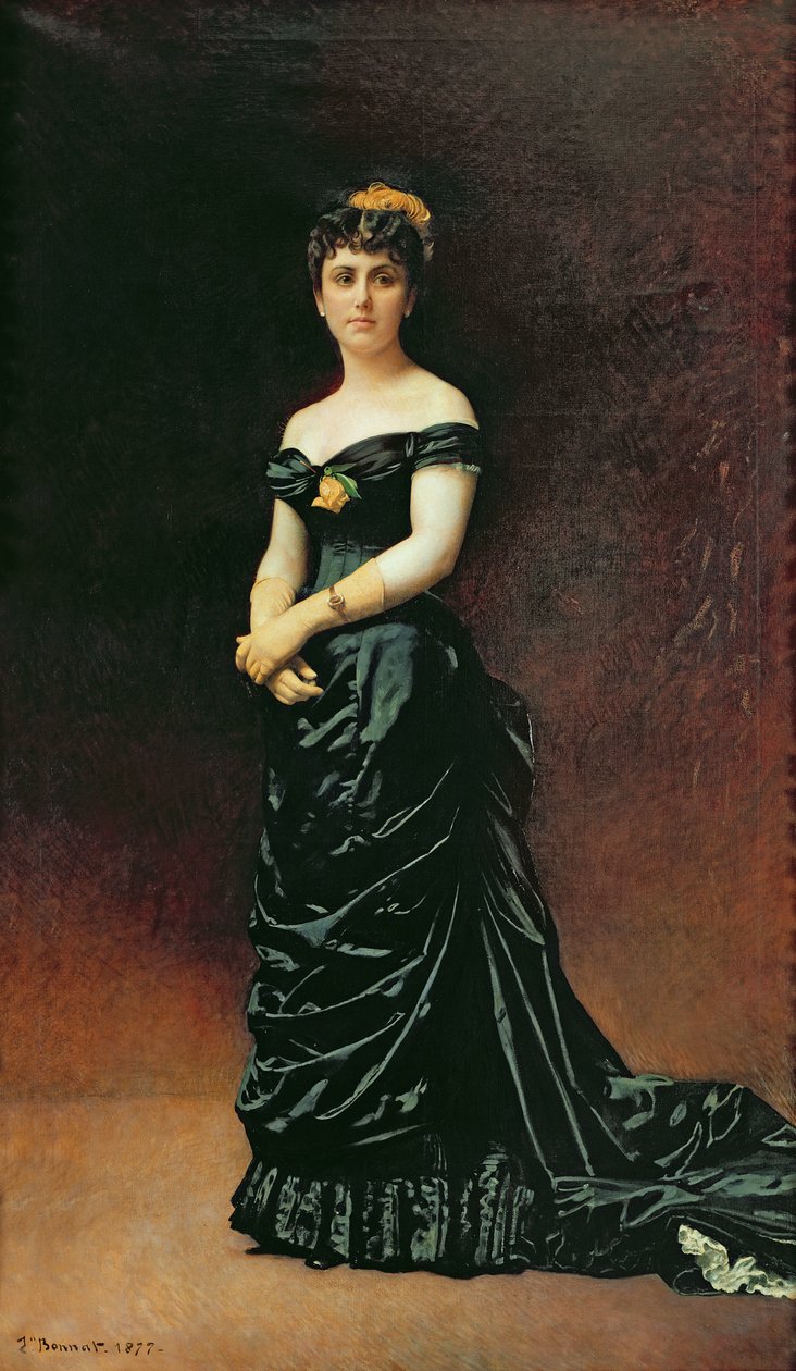 Portrait de Madame Bishoffsheim, 1877 - Leon Joseph Florentin Bonnat