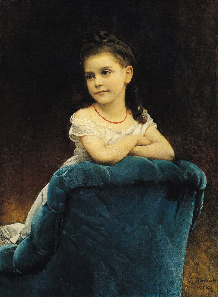 Portrait de Mademoiselle Franchetti, 1877 - Leon Joseph Florentin Bonnat