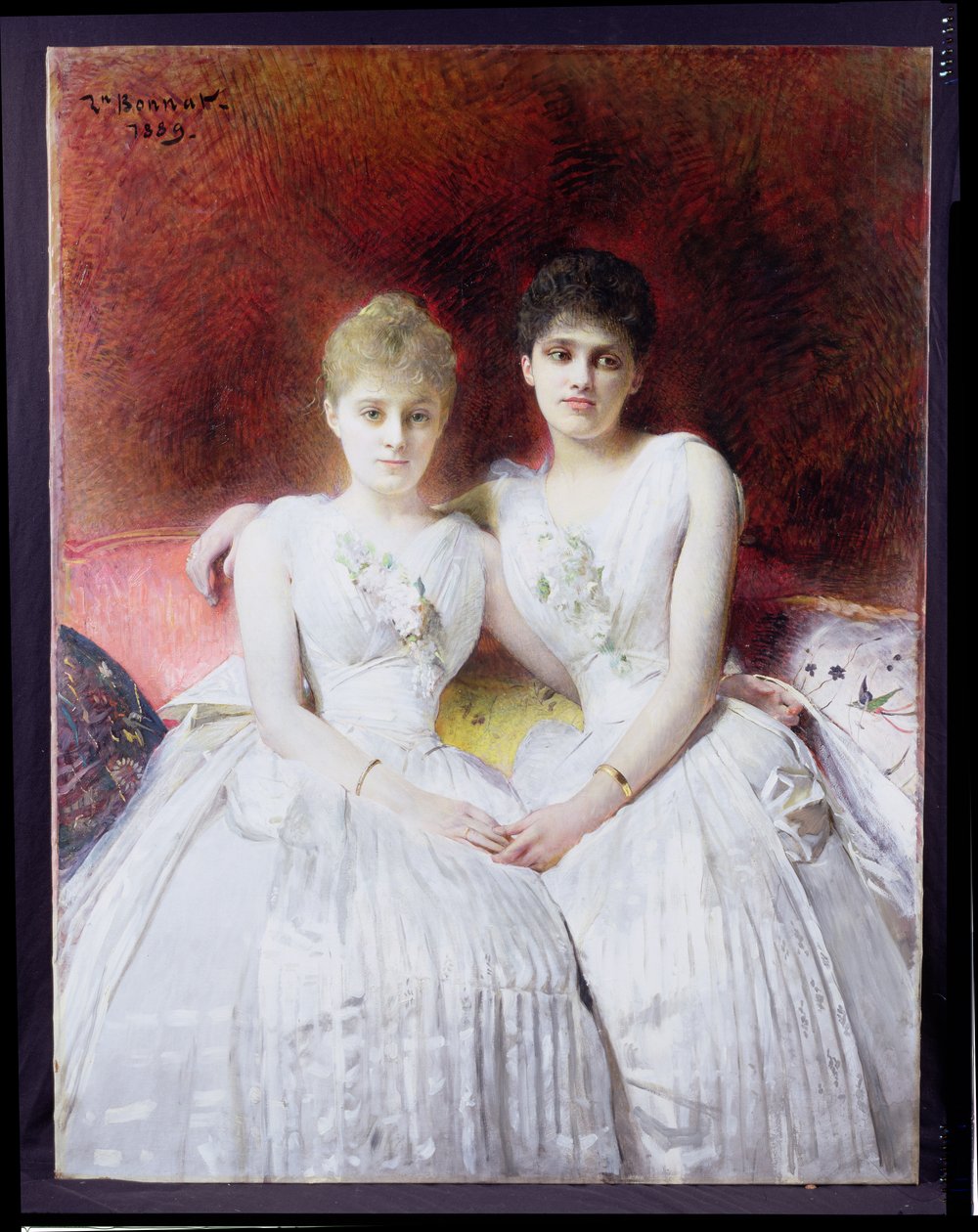 Portrait de Marthe et Thérèse Galoppe, 1889 - Leon Joseph Florentin Bonnat