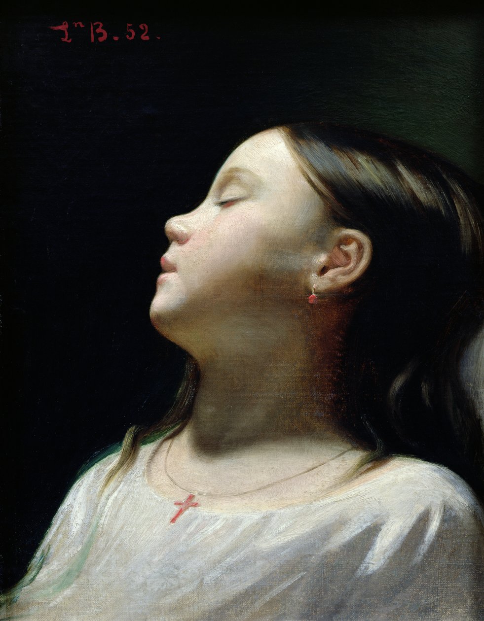 Jeune fille endormie, 1852 - Leon Joseph Florentin Bonnat