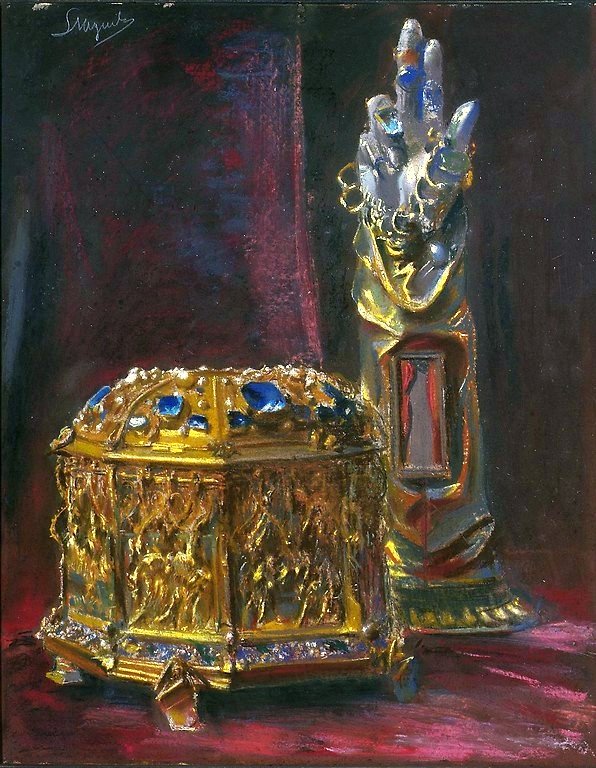 Reliquaires pour la tête et la main de Saint Stanislas - Leon Wyczokowski