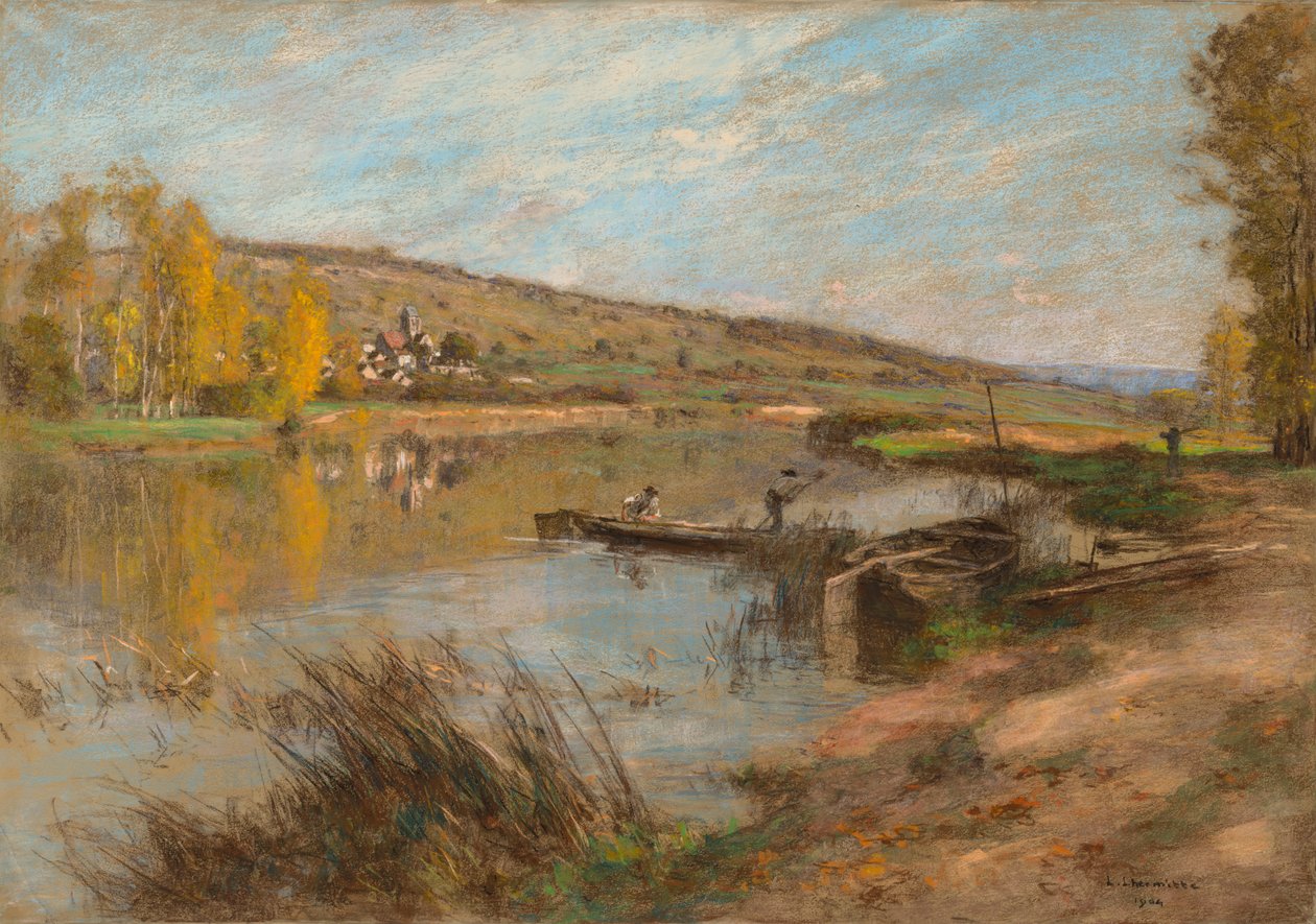 Quai au Sable, Chartèves, 1904 - Leon Augustin Lhermitte