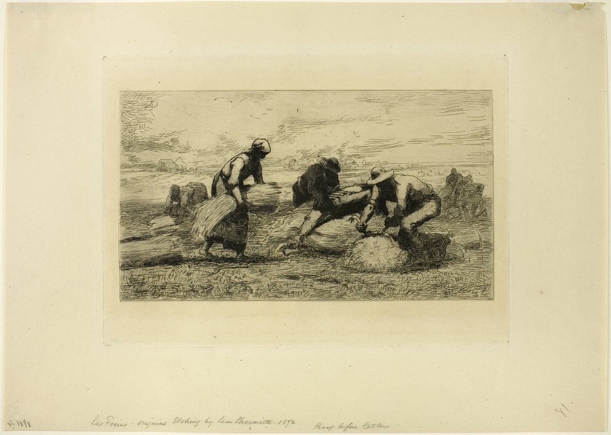 Les Moissonneurs - Leon Augustin Lhermitte