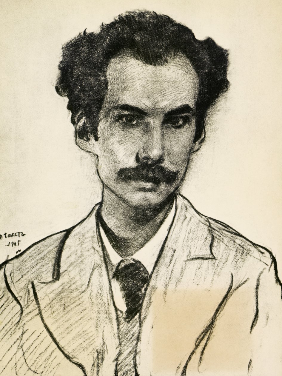 Portrait de Boris Nikolaevich Bugaev - Leon Bakst