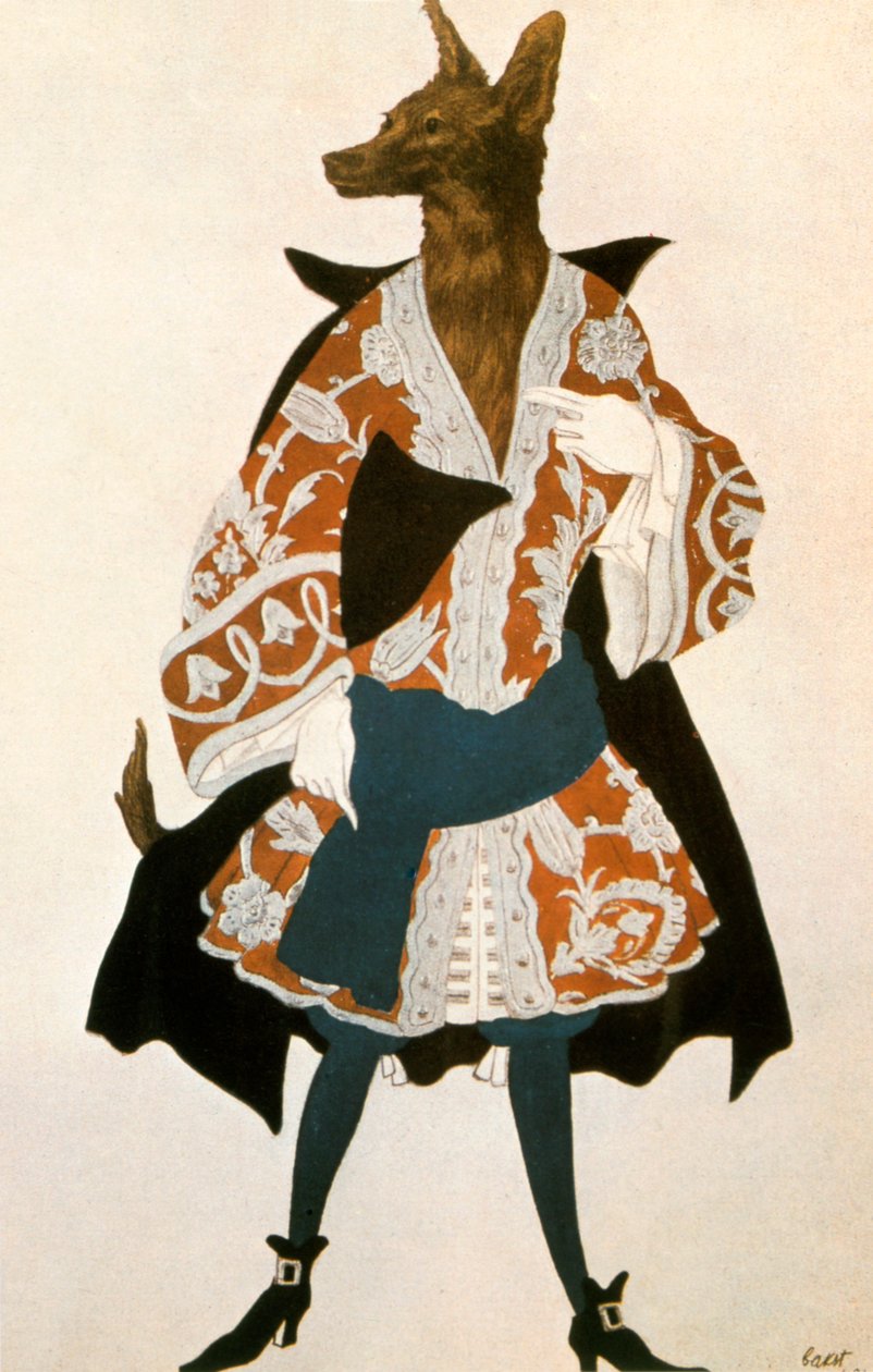 La Belle au bois dormant Loup, 1921 - Leon Bakst