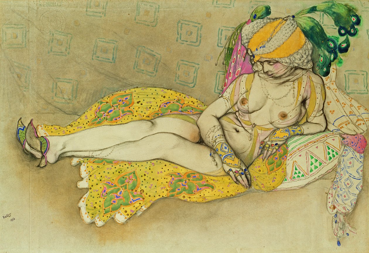 La Sultane jaune - Leon Bakst