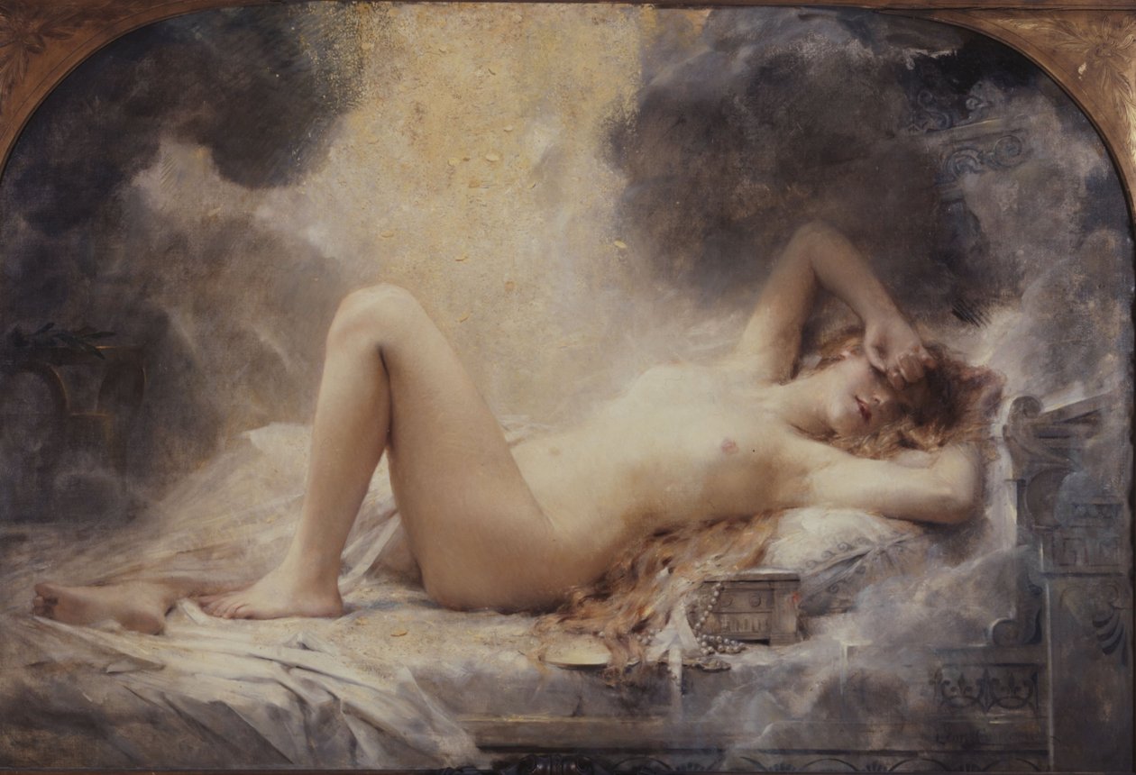 Pluie dorée, en 1907 - Leon Francois Comerre
