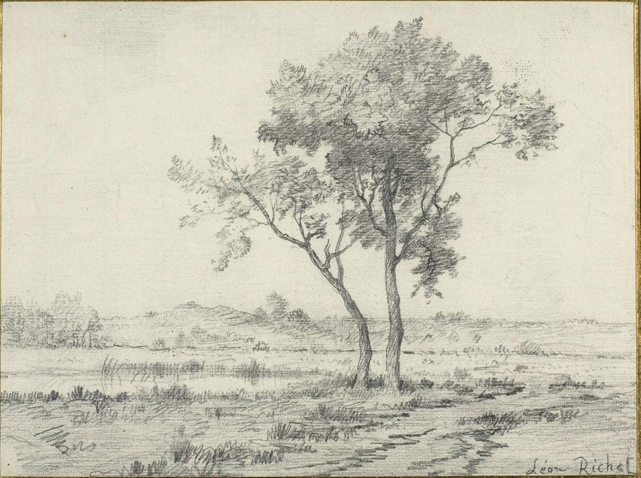 Paysage - Leon Richet
