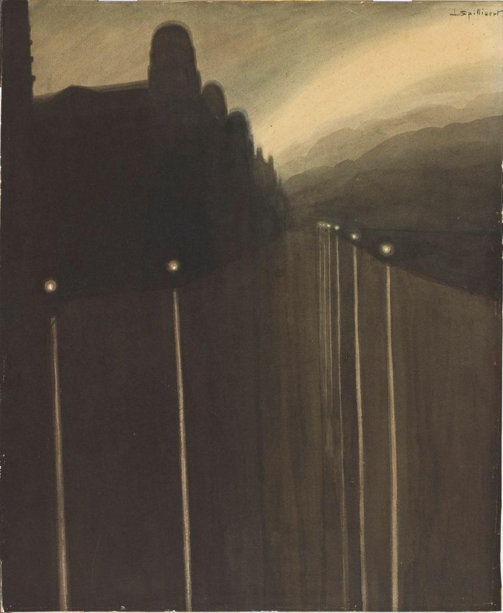 Digue la nuit - Leon Spilliaert