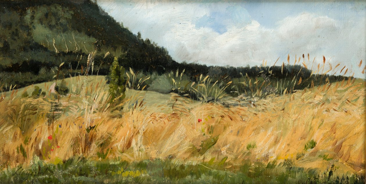 Champ de blé - Leon Wyczolkowski
