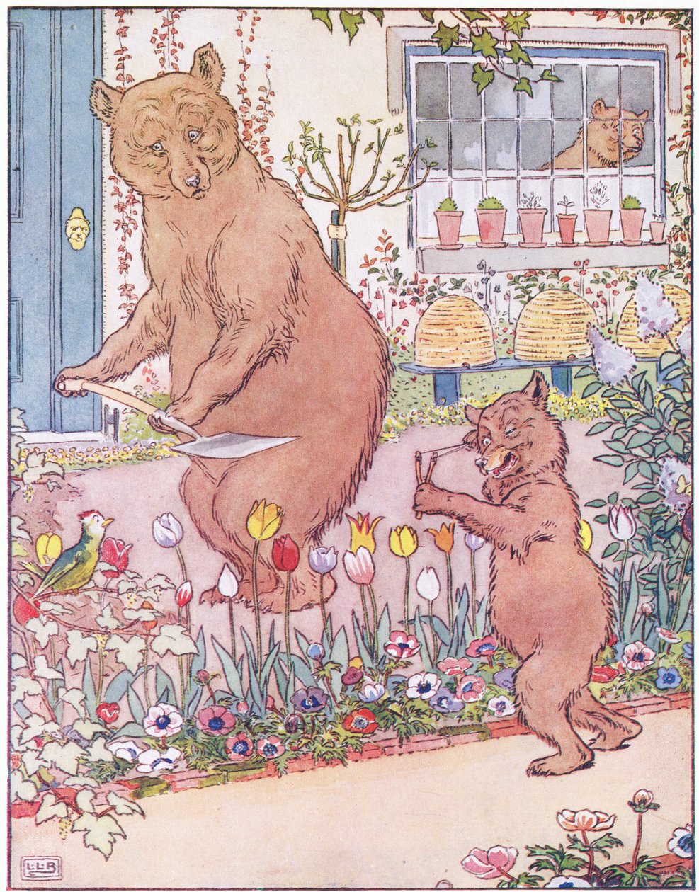Les trois ours, qui vivaient ensemble dans une maison dans les bois - Leonard Leslie Brooke