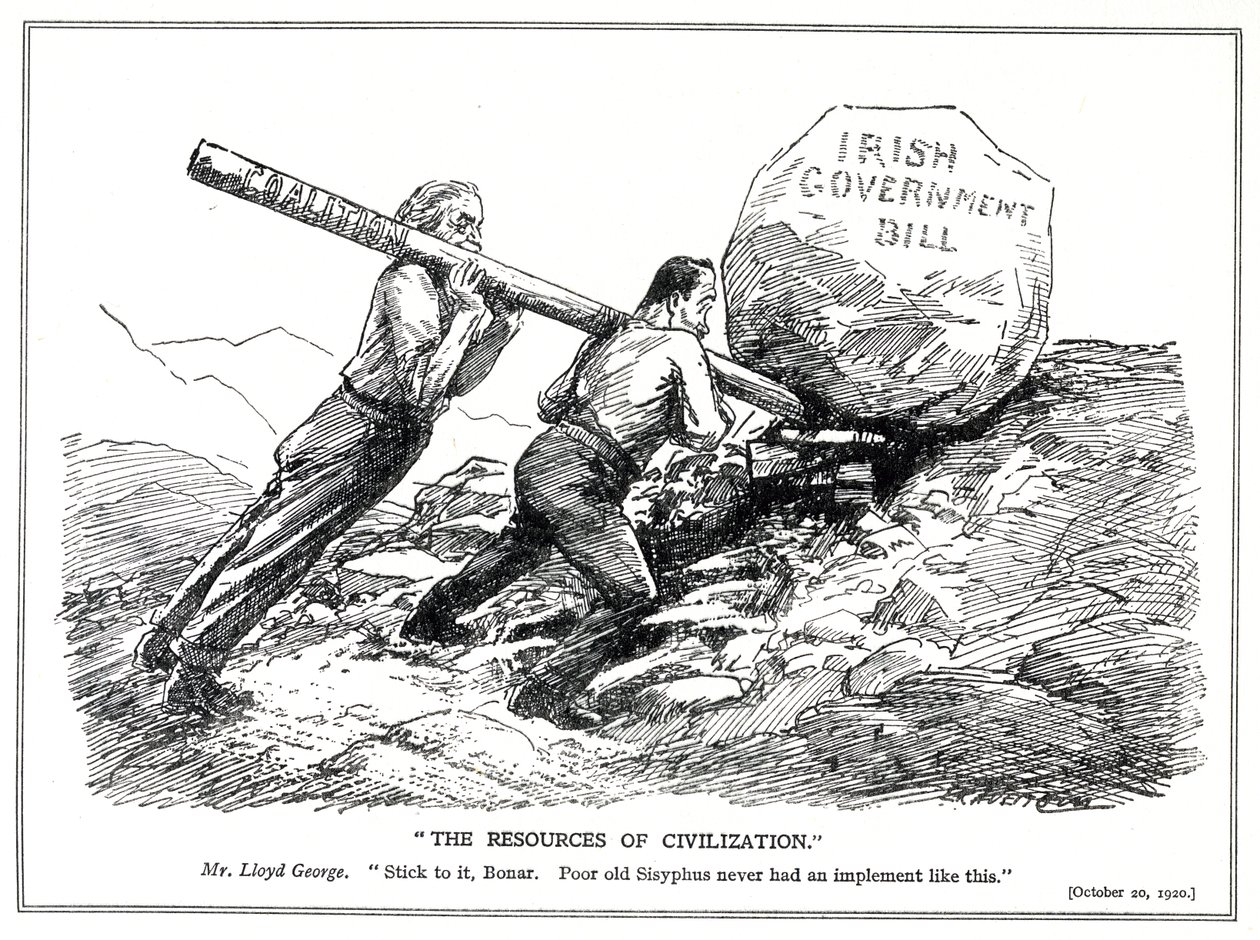 Lloyd George et Bonar Law tentent de résoudre la question irlandaise avec l
