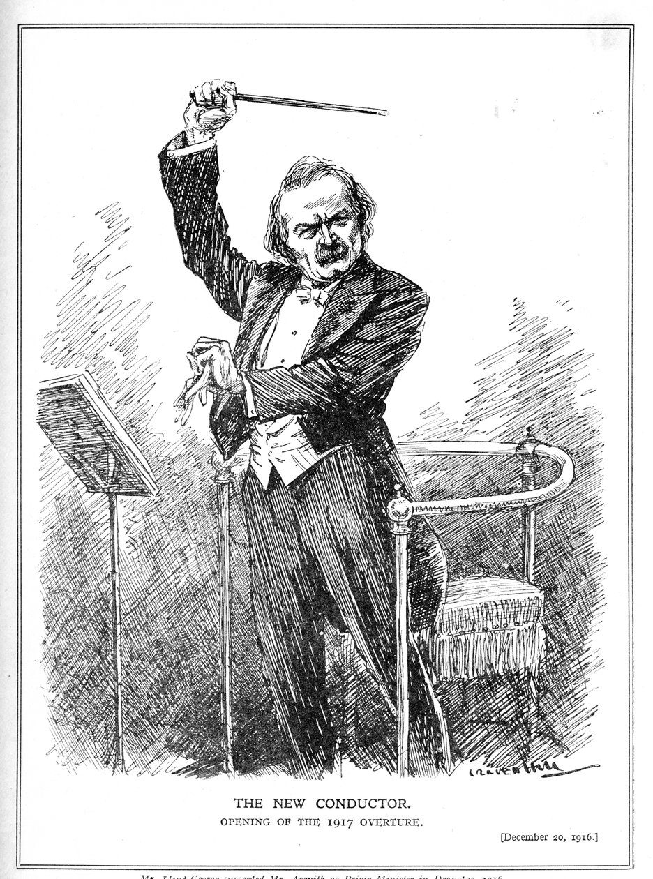 Lloyd George en tant que nouveau chef du gouvernement de coalition, décembre 1916 - Leonard Raven Hill