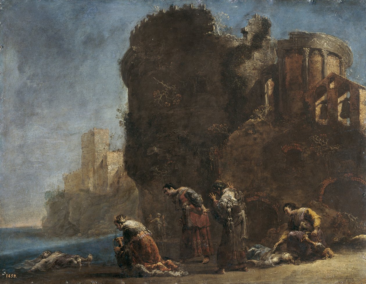 Hécube en deuil, c. 1630 - Leonard Bramer