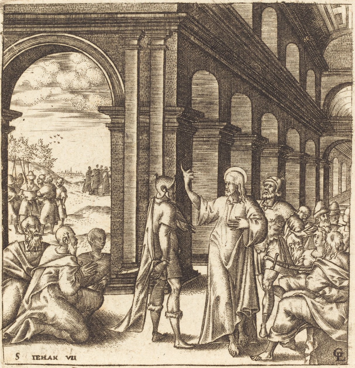 Le Christ à la fête des Tabernacles - Leonard Gaultier
