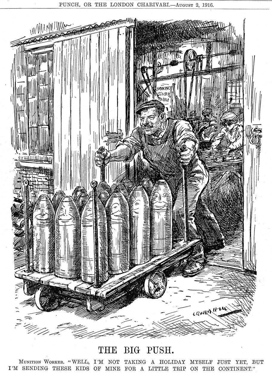 La grande poussée, 1916 - Leonard Raven Hill