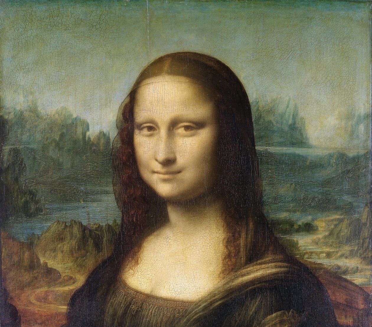 Mona Lisa, c.1503-6 (détail) - Leonardo da Vinci