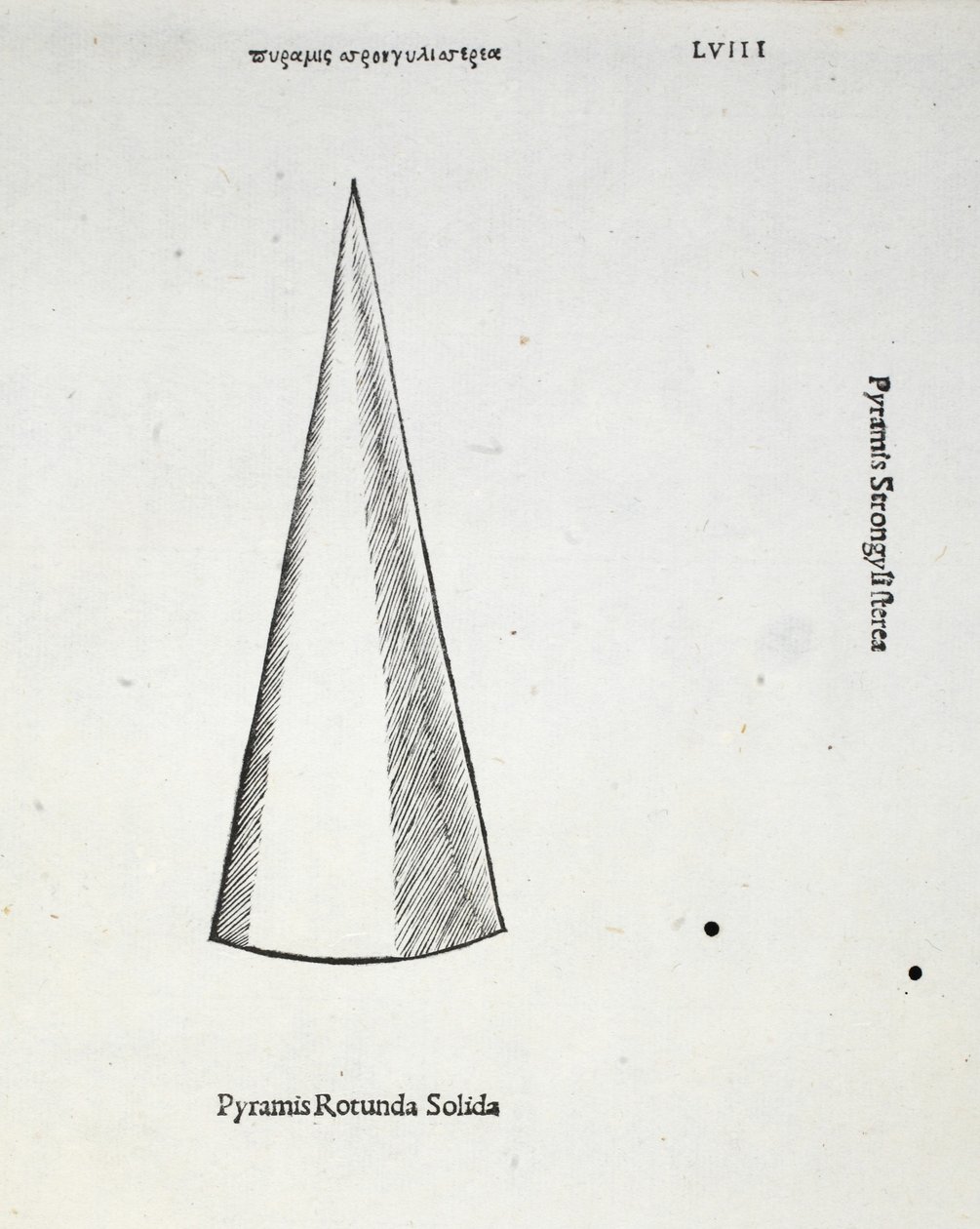 Pyramis rotunda solida, illustration de 