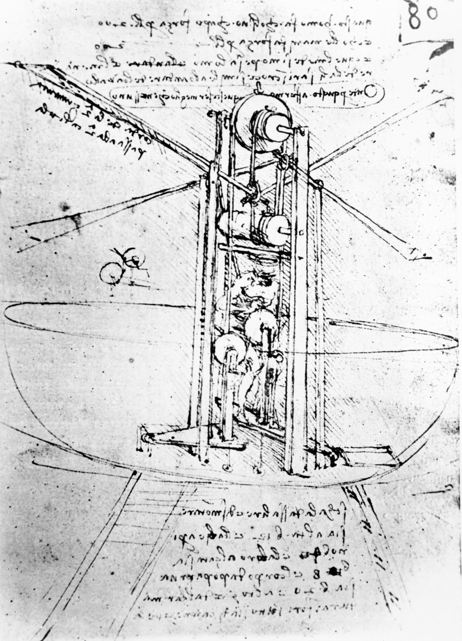 Machine volante à ailes d