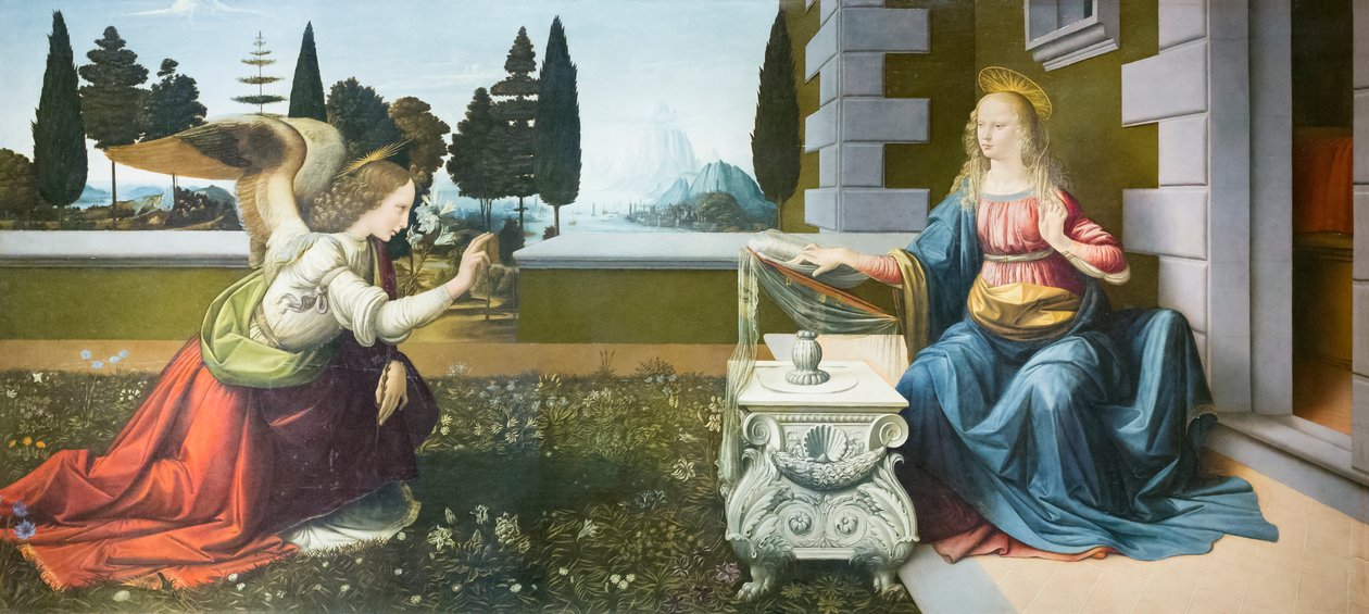 Annonciation - Leonardo da Vinci