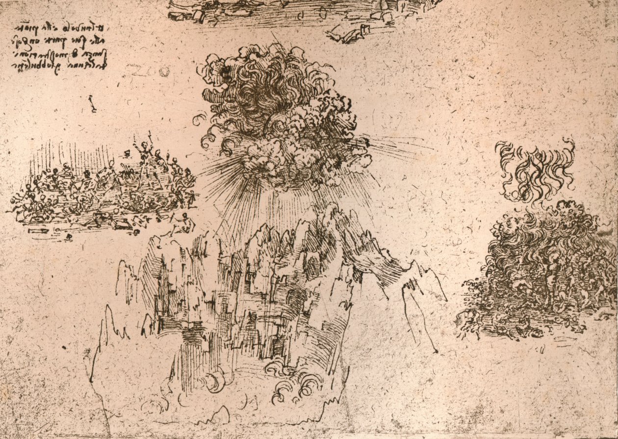 Représentation des phénomènes naturels, vers 1472-1519, 1883 - Leonardo da Vinci