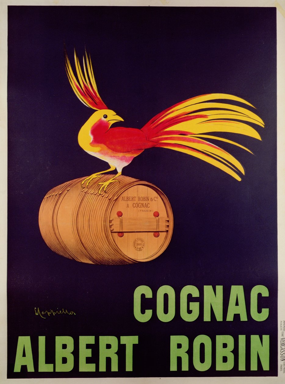 Affiche publicitaire pour le cognac Albert Robin - Leonetto Cappiello