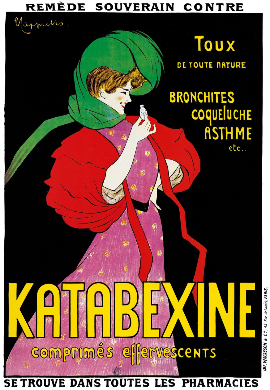 Affiche publicitaire pour les médicaments 