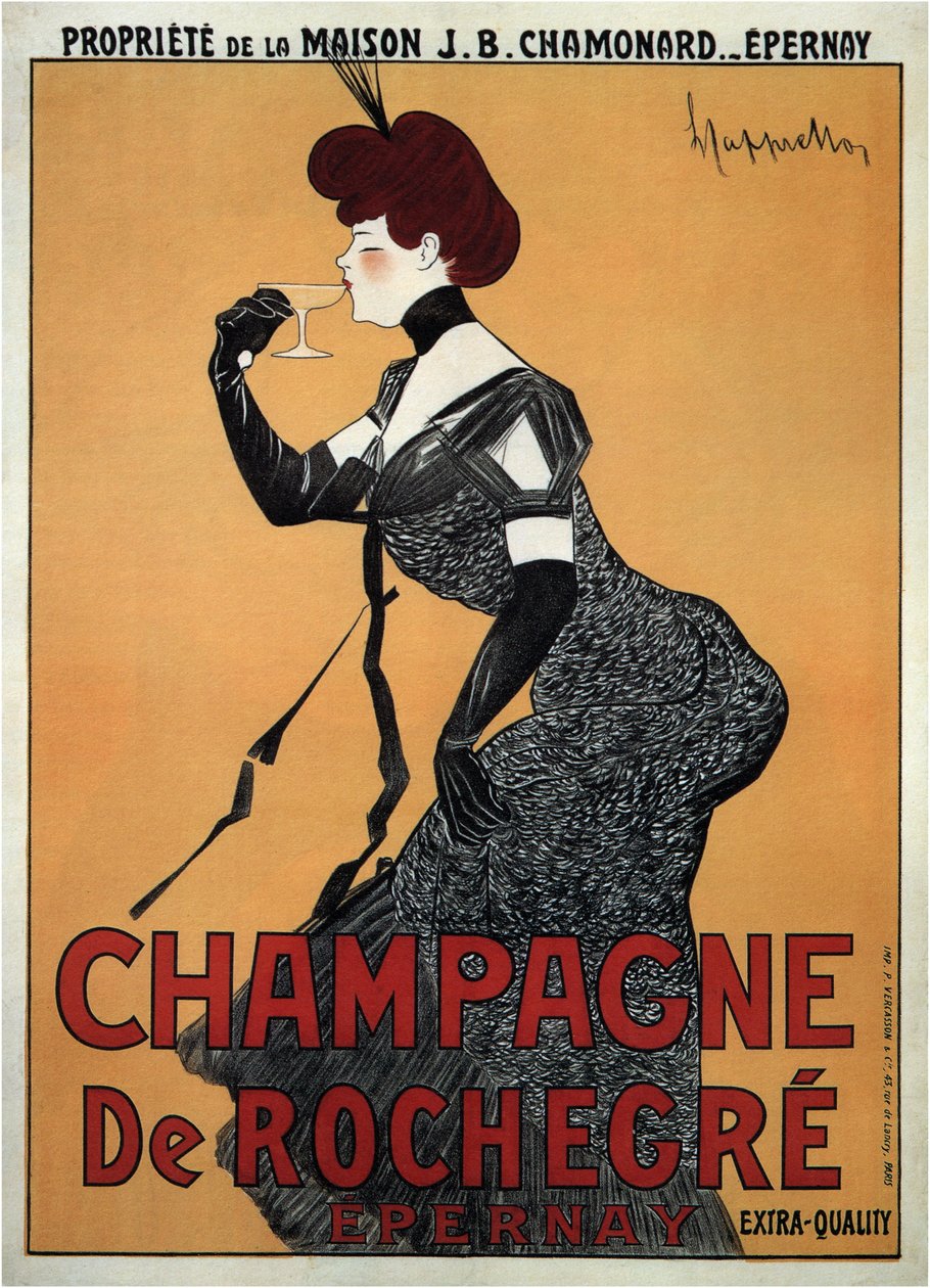 Champagne de Rochegre (affiche) - Leonetto Cappiello