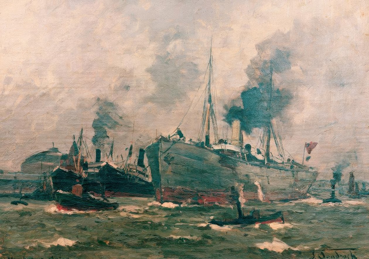 Port de Hambourg - Leonhard Sandrock
