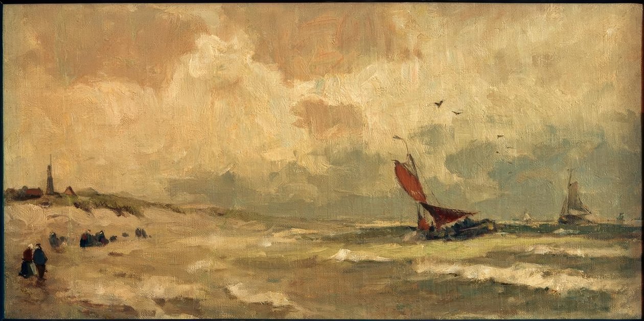 Chalutier devant Neuwerk - Leonhard Sandrock
