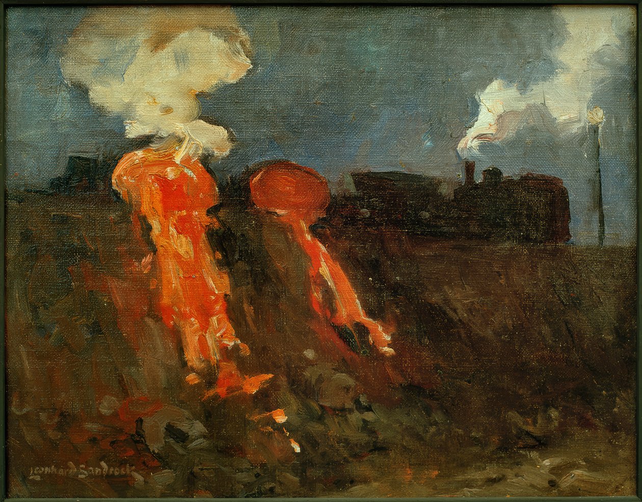 Leonhard Sandrock, Coulée de scories - Leonhard Sandrock