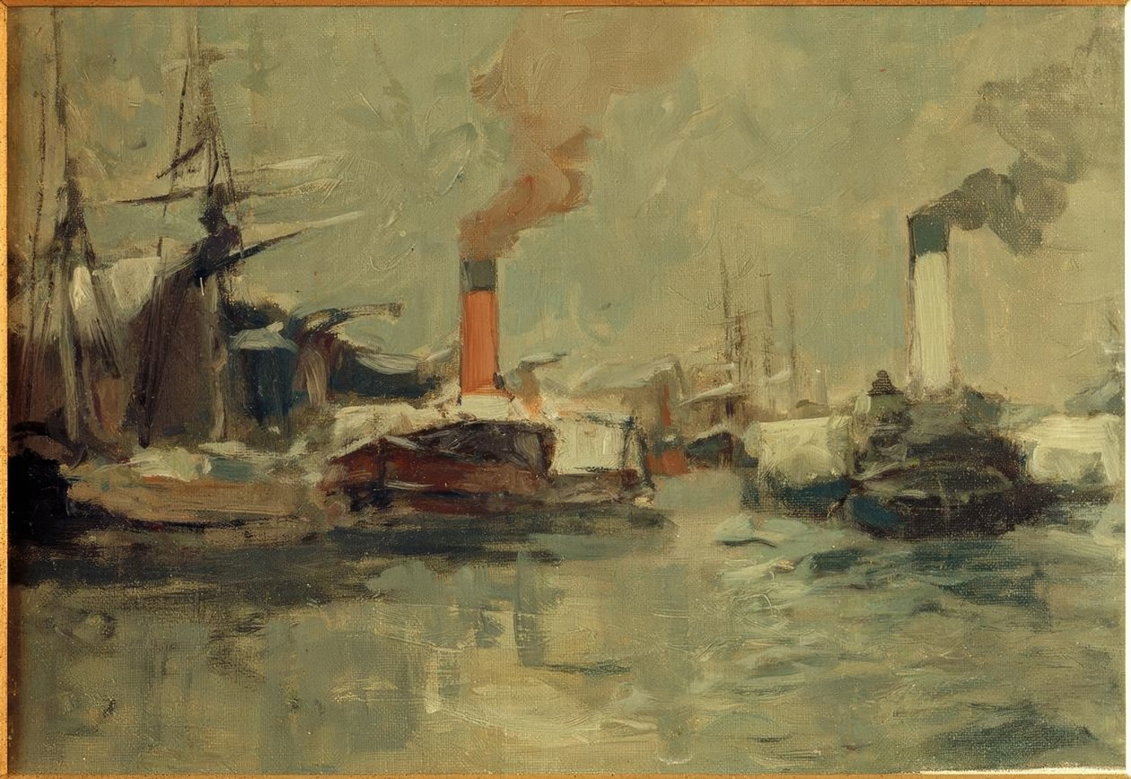 Bateau à vapeur à roues - Leonhard Sandrock