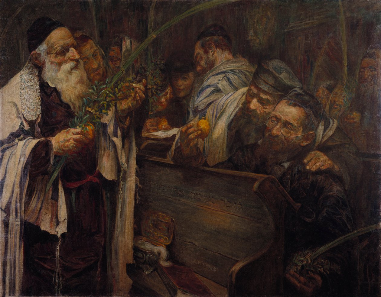 Soukkot à la synagogue - Leopold Pilichowski