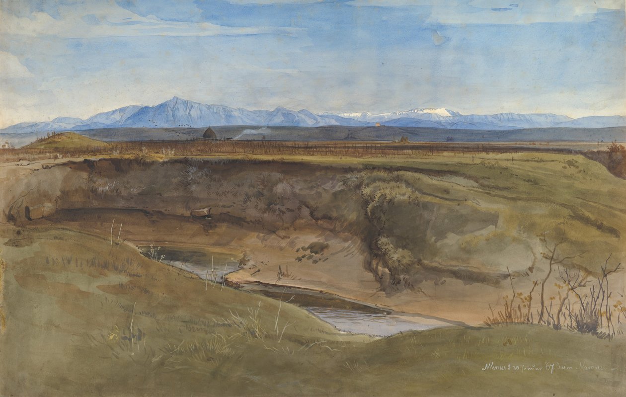Paysage près de Rome, 1867 - Leopold Venus