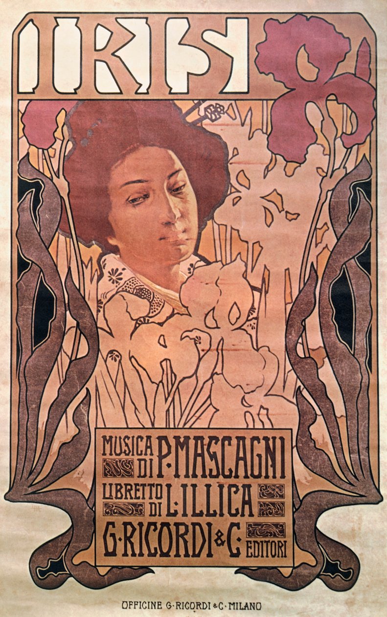 "Iris" par Pietro Mascagni - Leopoldo Metlicovitz