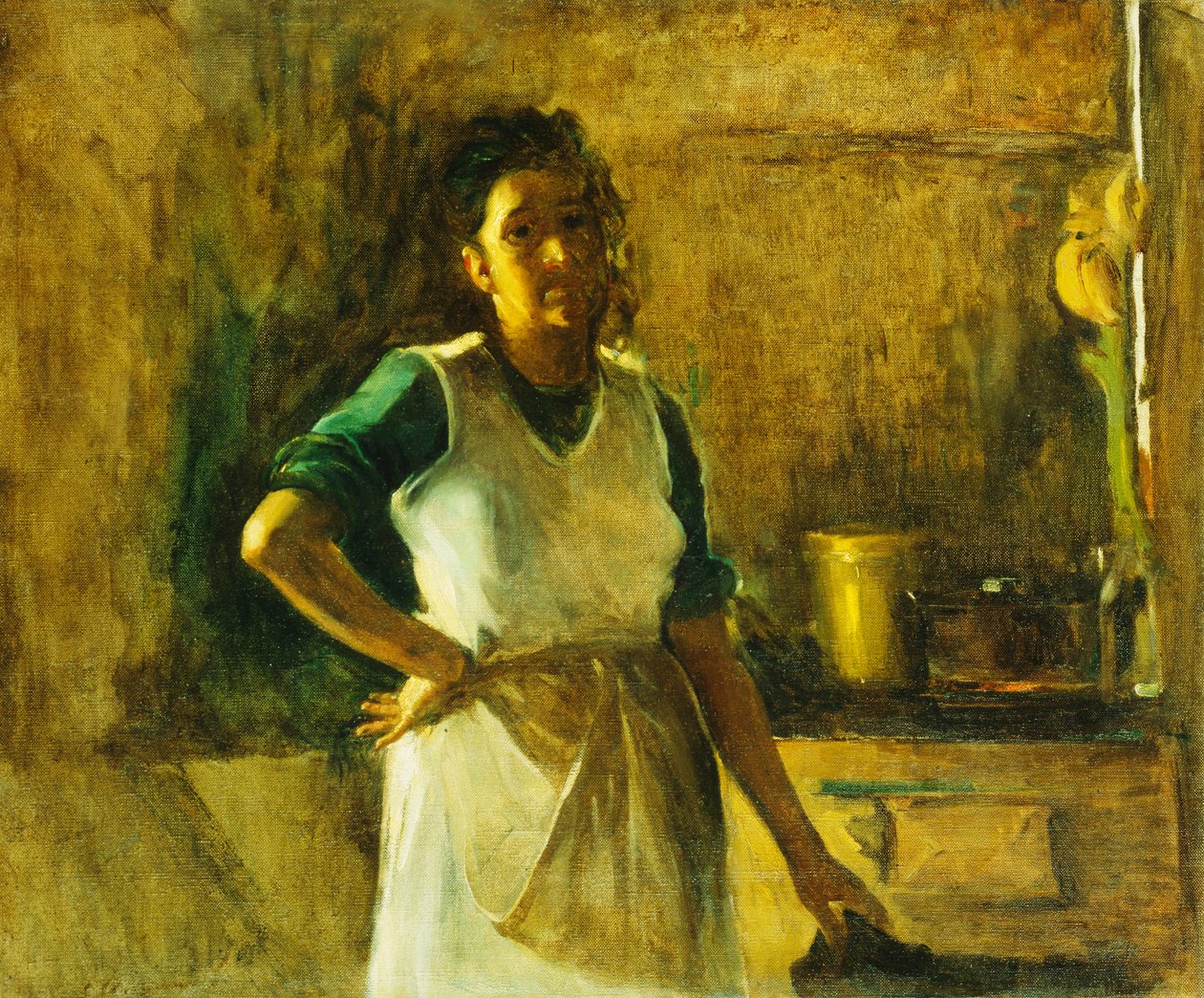 La Cuisinière - Leopoldo Romañach