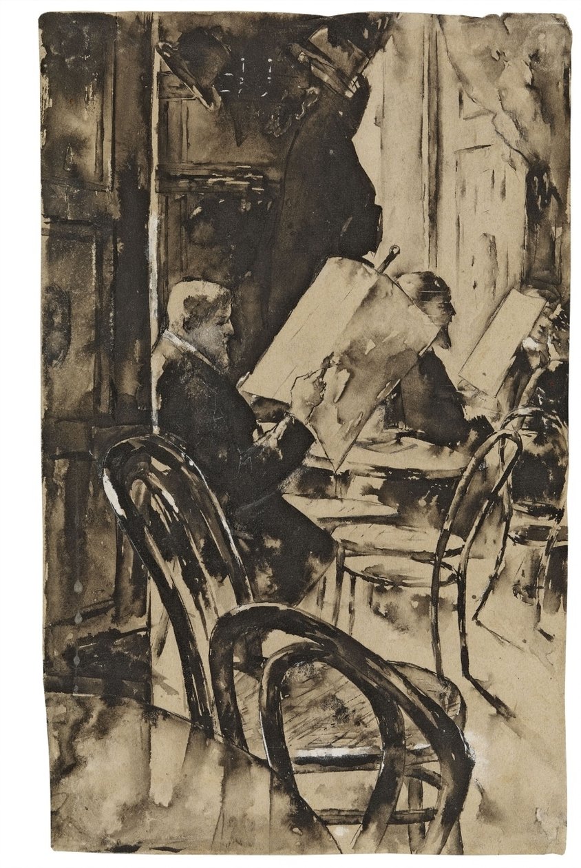 Au Café Bauern - Lesser Ury
