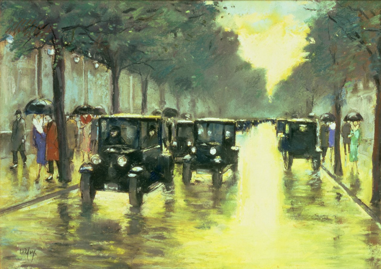 Scène de rue - Lesser Ury