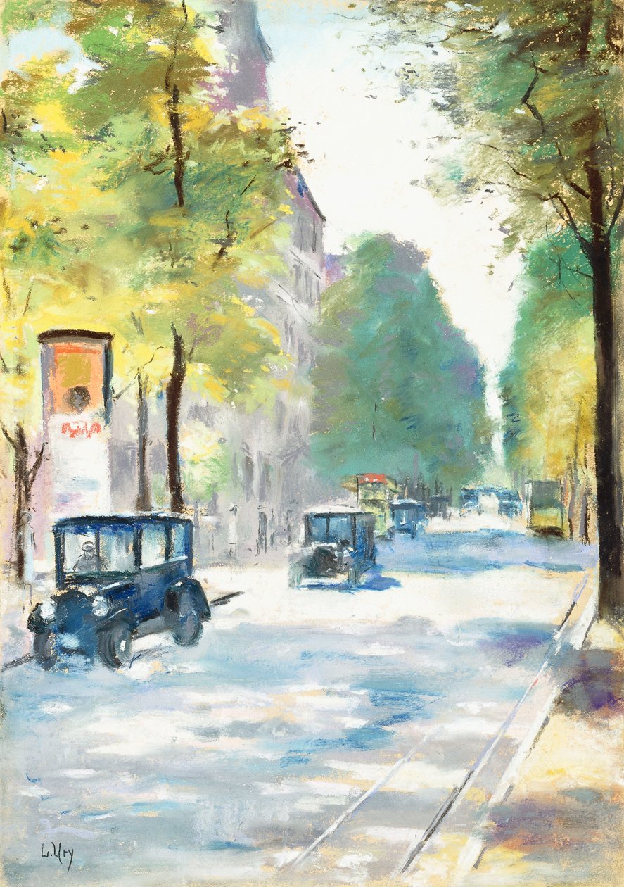 Scène de rue - Lesser Ury