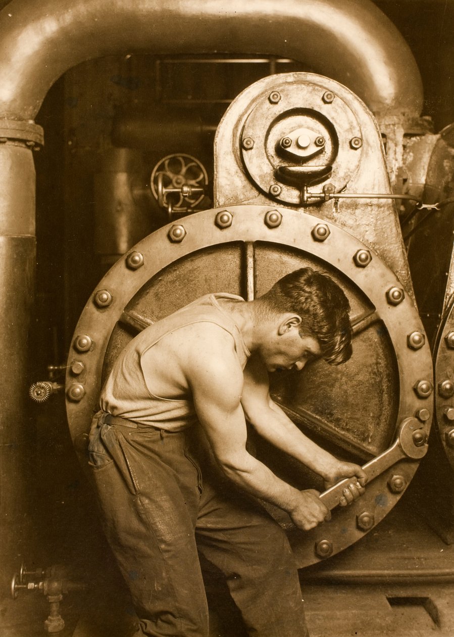 Mécanicien de la centrale électrique - Lewis Wickes Hine