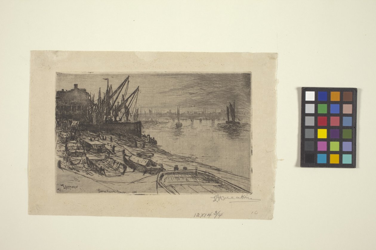 Rivière Thames, à Londres - Lewis Henry Meakin