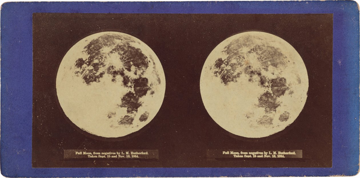 "Pleine lune", 1864 (photo) - Lewis M. Rutherford