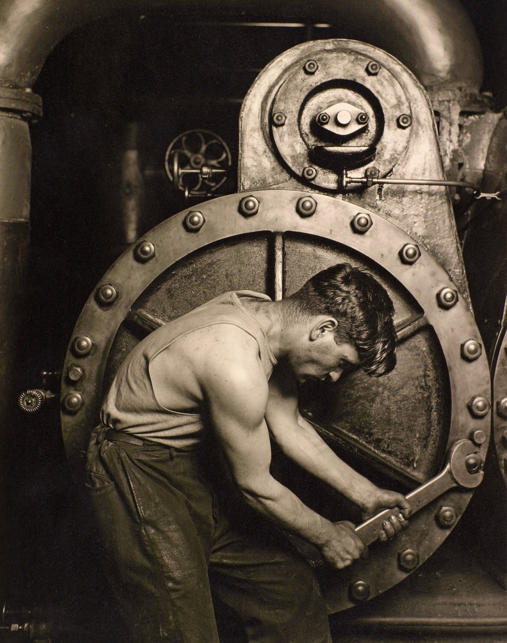 Mécanicien de centrale électrique, c.1924 - Lewis Wickes Hine