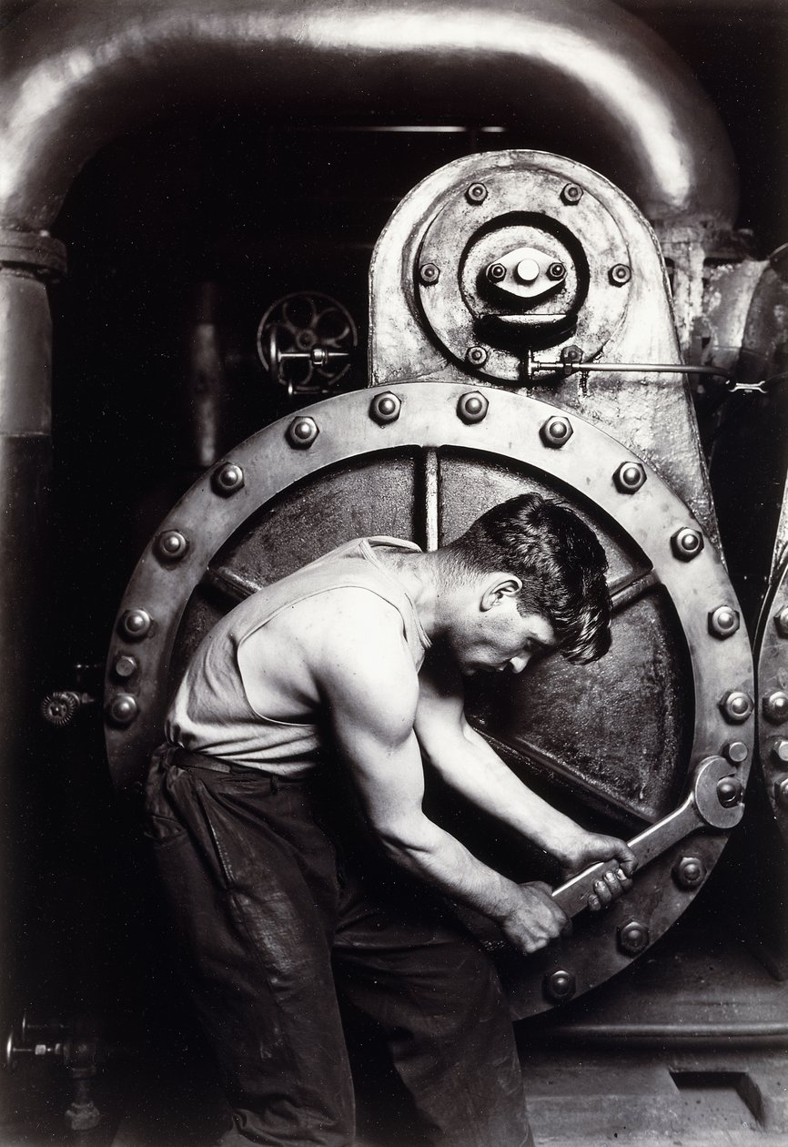 Mécanicien de la centrale, c.1924 - Lewis Wickes Hine