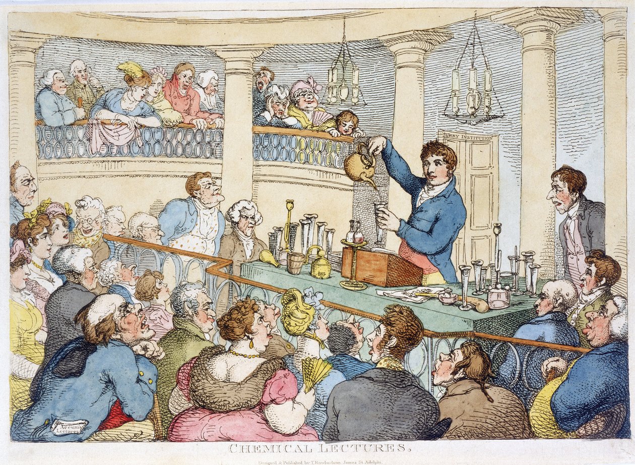 Cours de chimie, vers 1810 - Unbekannt Unbekannt