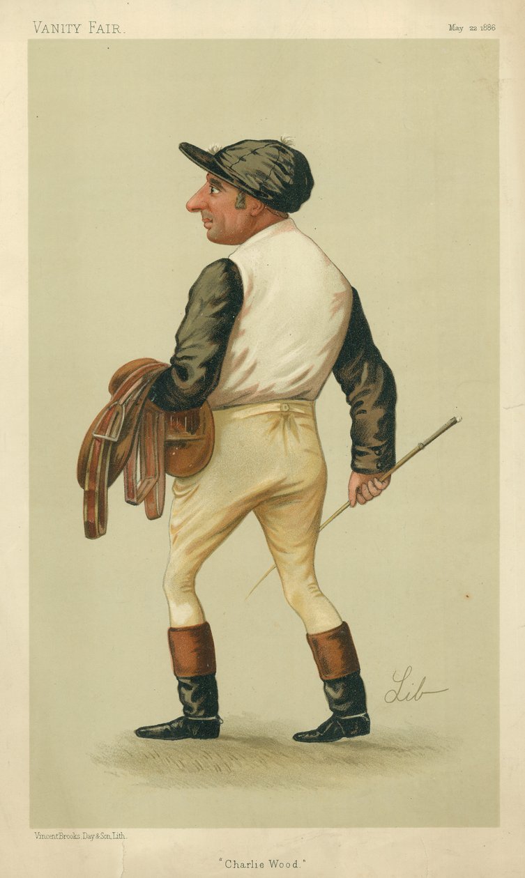 Charles Wood, Charlie Wood, 22 mai 1886, caricature de Vanity Fair - Liborio Prosperi