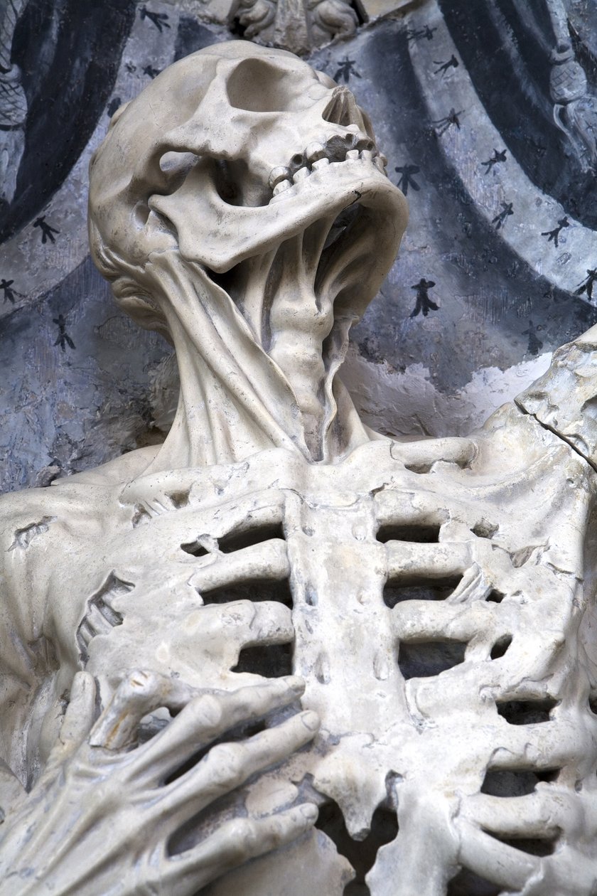 Écorché, ou Le Squelette (détail) - Ligier Richier