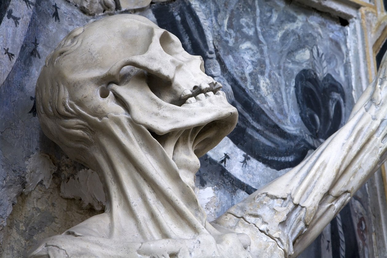 Écorché, ou Le Squelette (détail) - Ligier Richier
